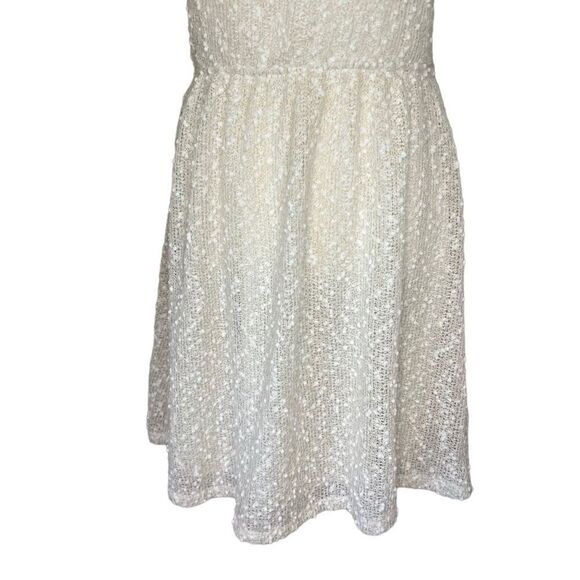 Impeccable Pig Sleeveless Cream and Gold Dress w/Back Cut Out. Sz L. Great Cond - Picture 4 of 13